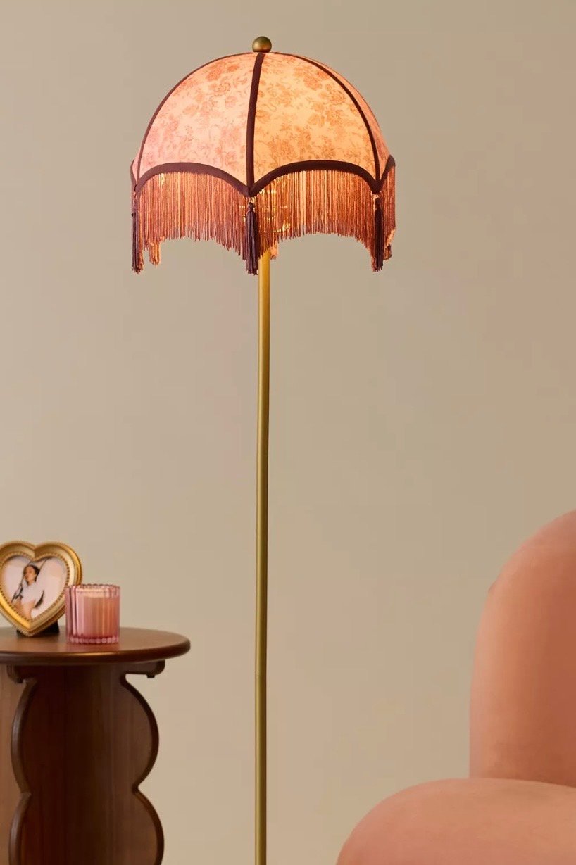 Modern Love Tassel-Fringed Floor Lamp