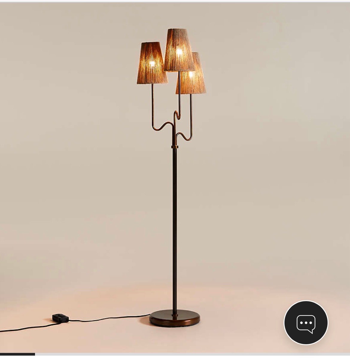 Ellery 3-Light Floor Lamp 68" by Jake Arnold
